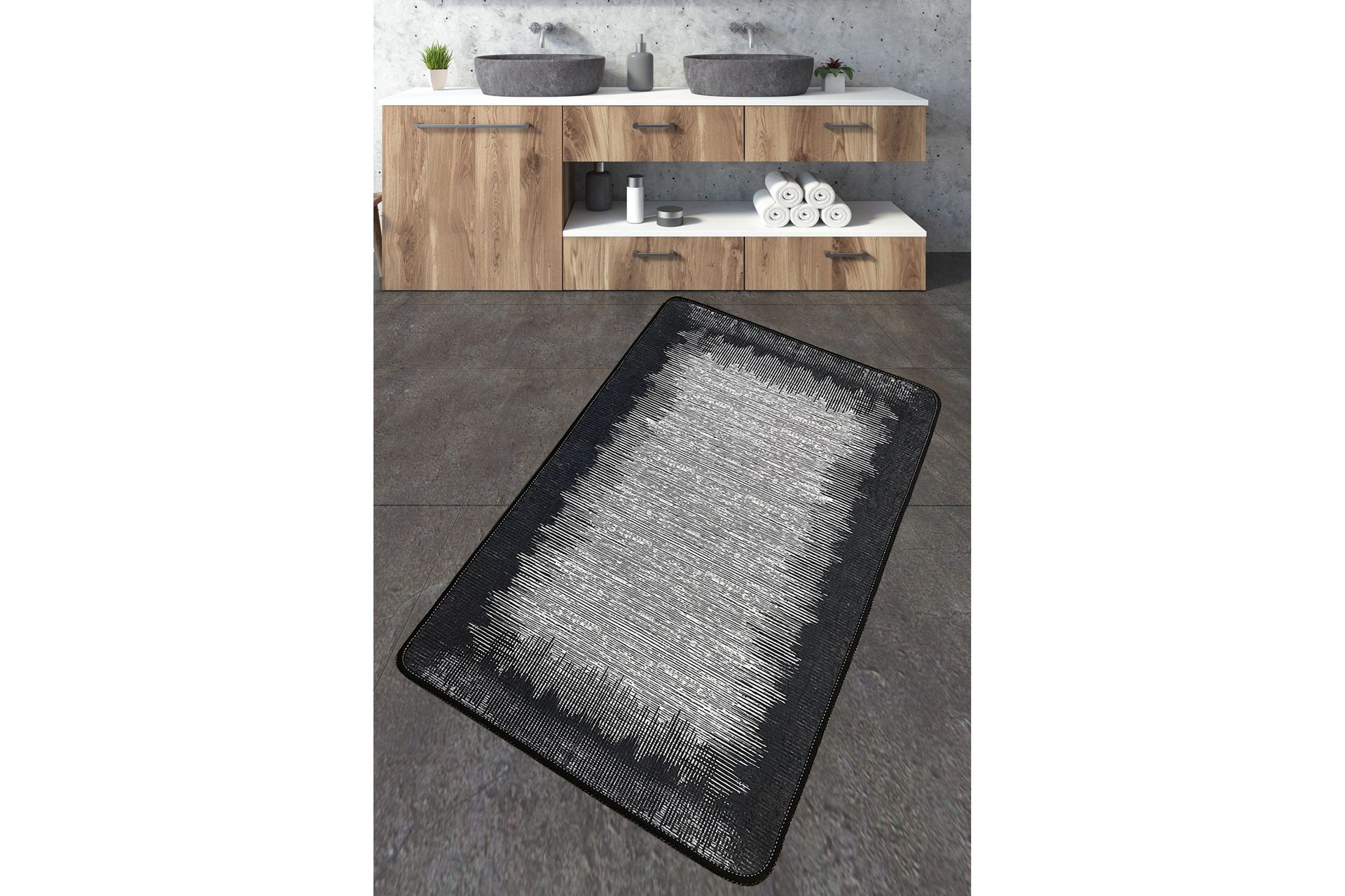 Nikahat Badrumsmatta 70x120 cm Rektangulär - Flerfärgad — Chilli