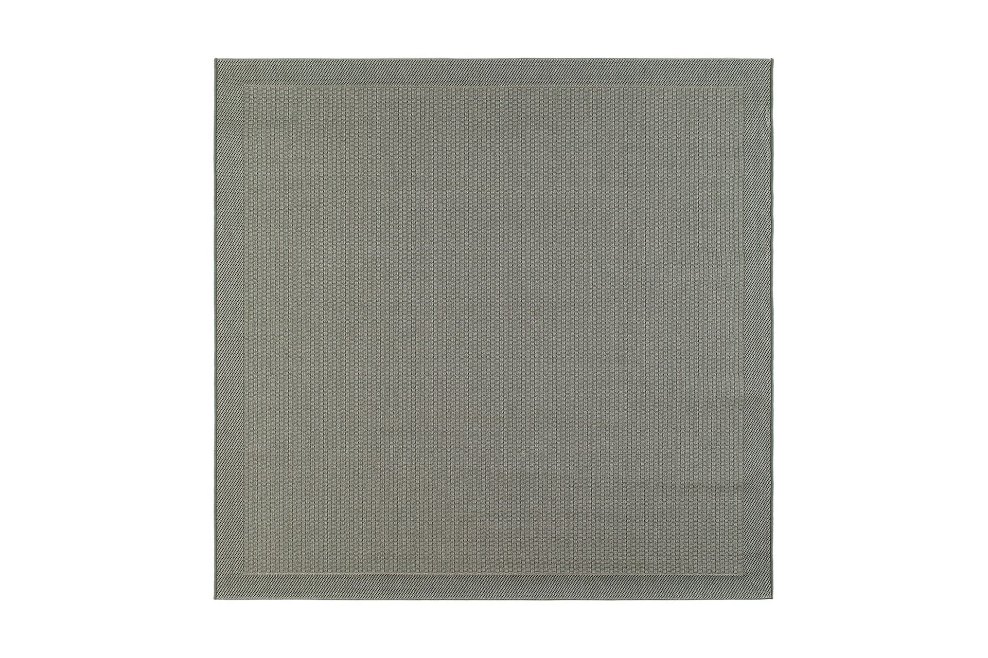 Miami Flatvävd Matta Fyrkantig 240x240 cm - Grön — KM Home