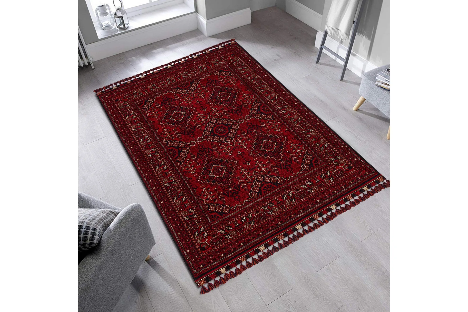 Noriyasu Wiltonmatta 120x180 cm Rektangulär - Röd — Chilli