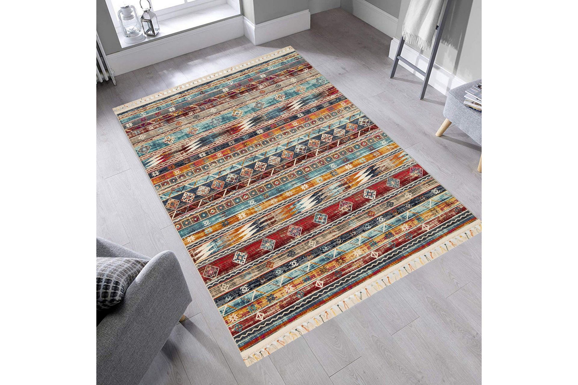 Noriko Wiltonmatta 120x180 cm Rektangulär - Flerfärgad — Chilli