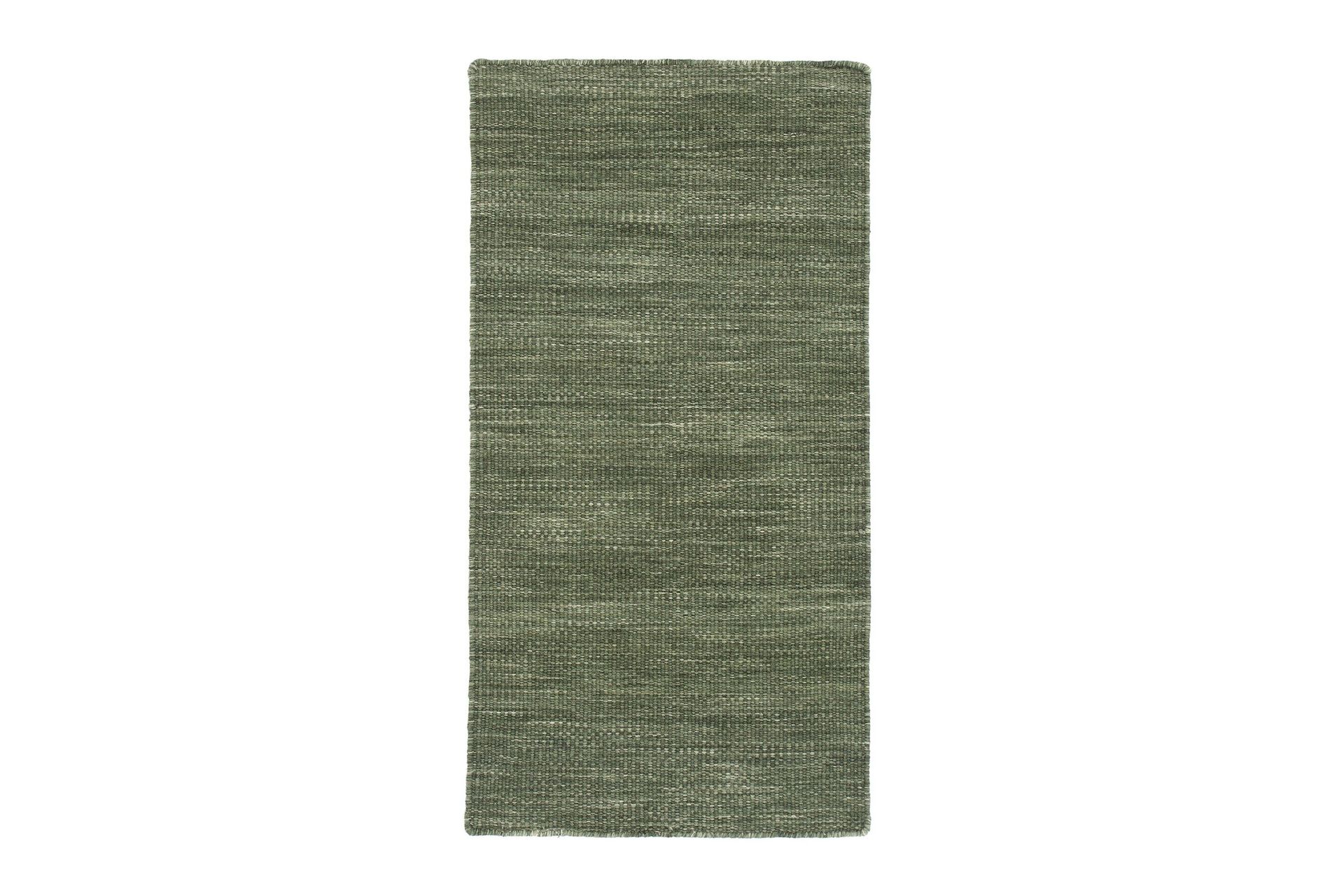 Birka Ullmatta Rektangulär 75x230 cm - Sammetsgrön — KM Home