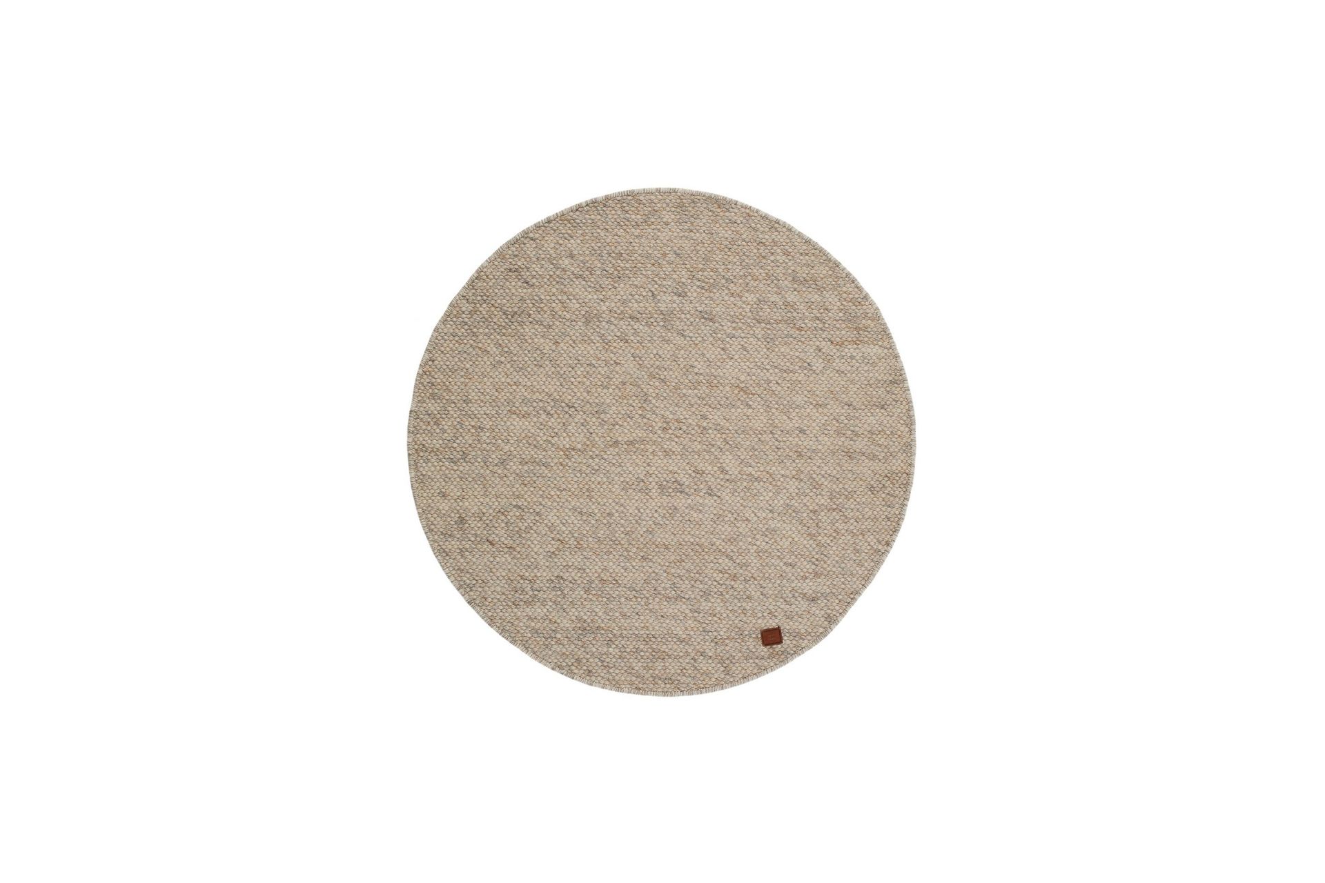 Skagen Ullmatta 160 cm Rund - Sandmelange — KM Home