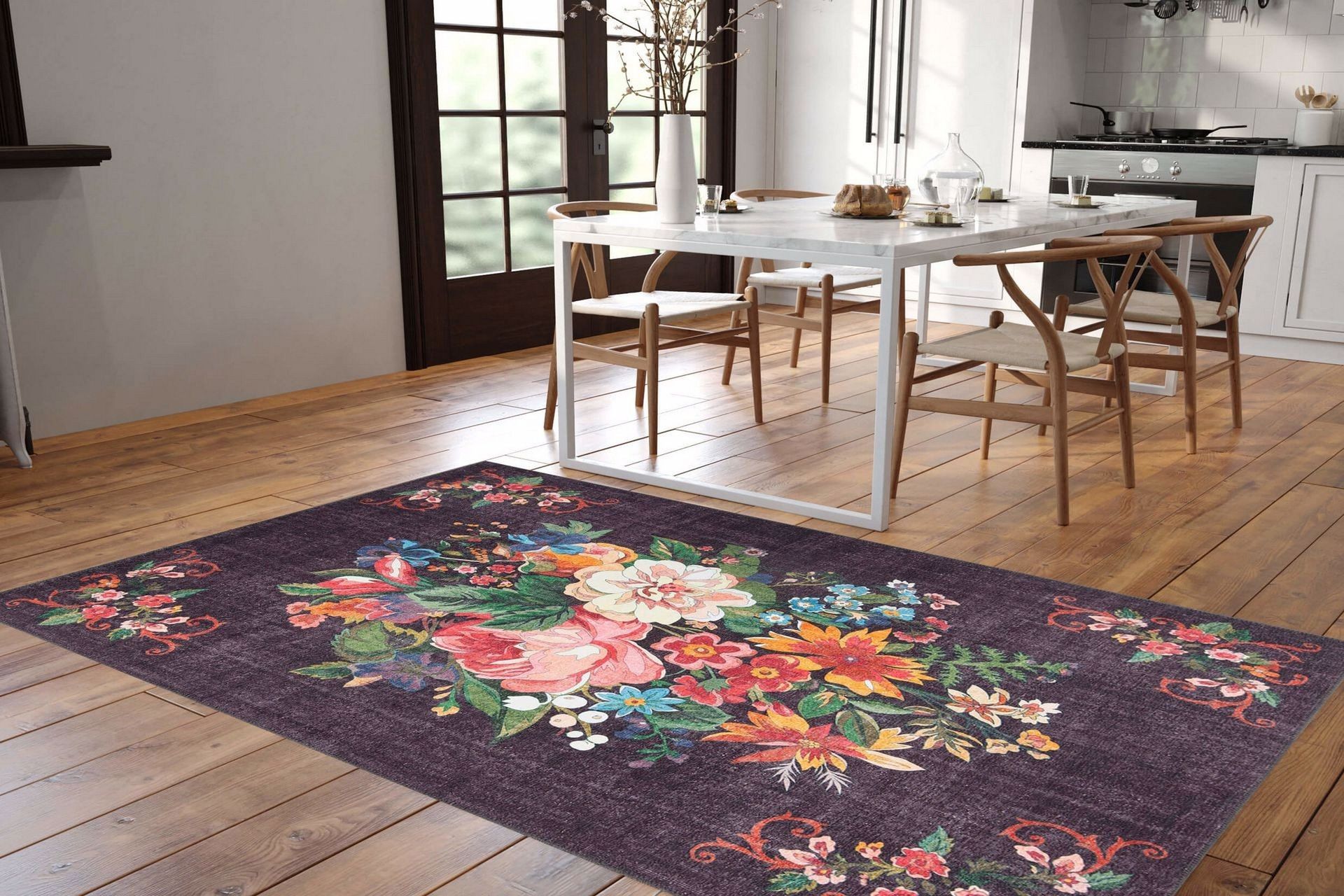 Artloop Matta 140x190 cm - Multifärgad (Art.nr 1186994) — Chilli