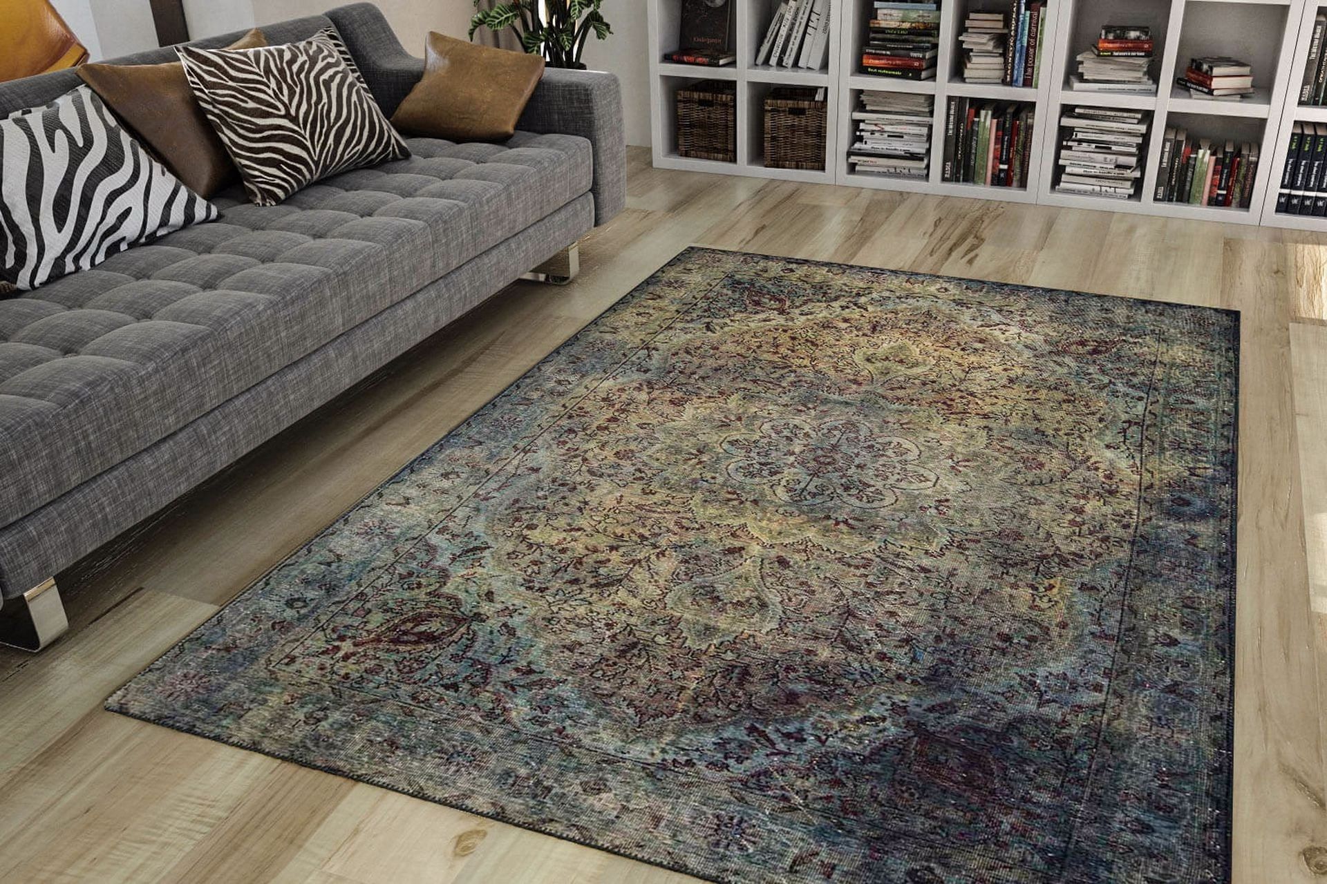Artloop Matta 150x230 cm - Multifärgad (Art.nr 1189869) — Chilli