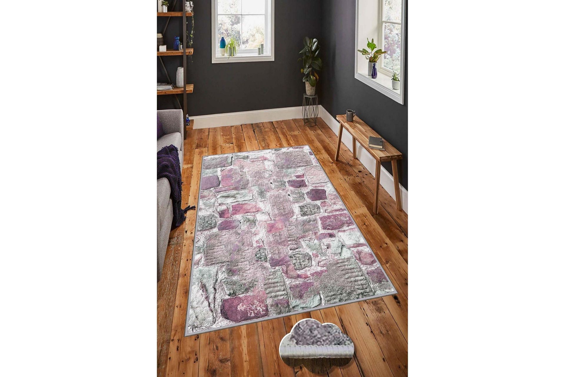 Homefesto Matta 100x150 cm - Multifärgad (Art.nr 1187718) — Chilli
