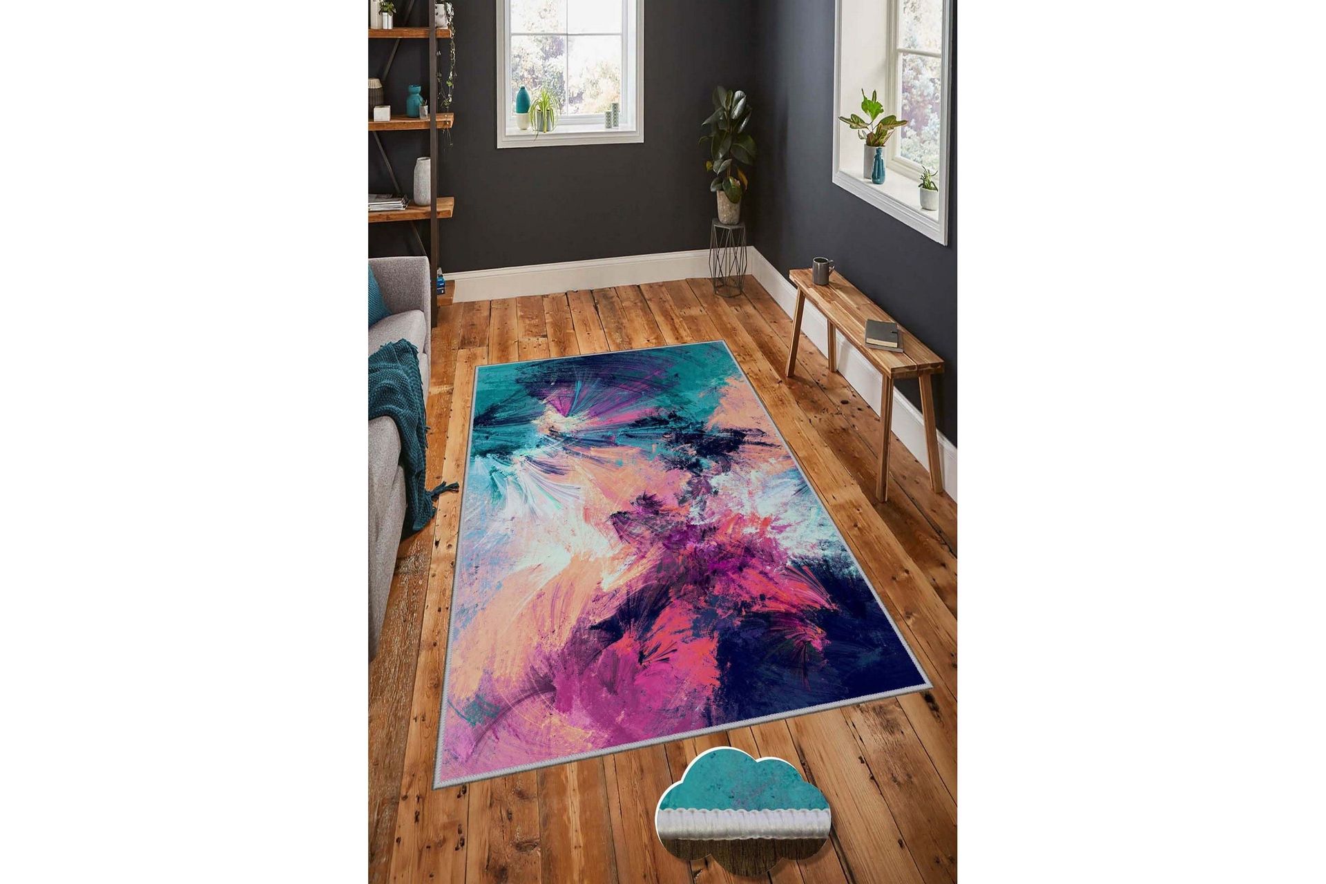 Homefesto Matta 100x200 cm - Multifärgad (Art.nr 1187514) — Chilli