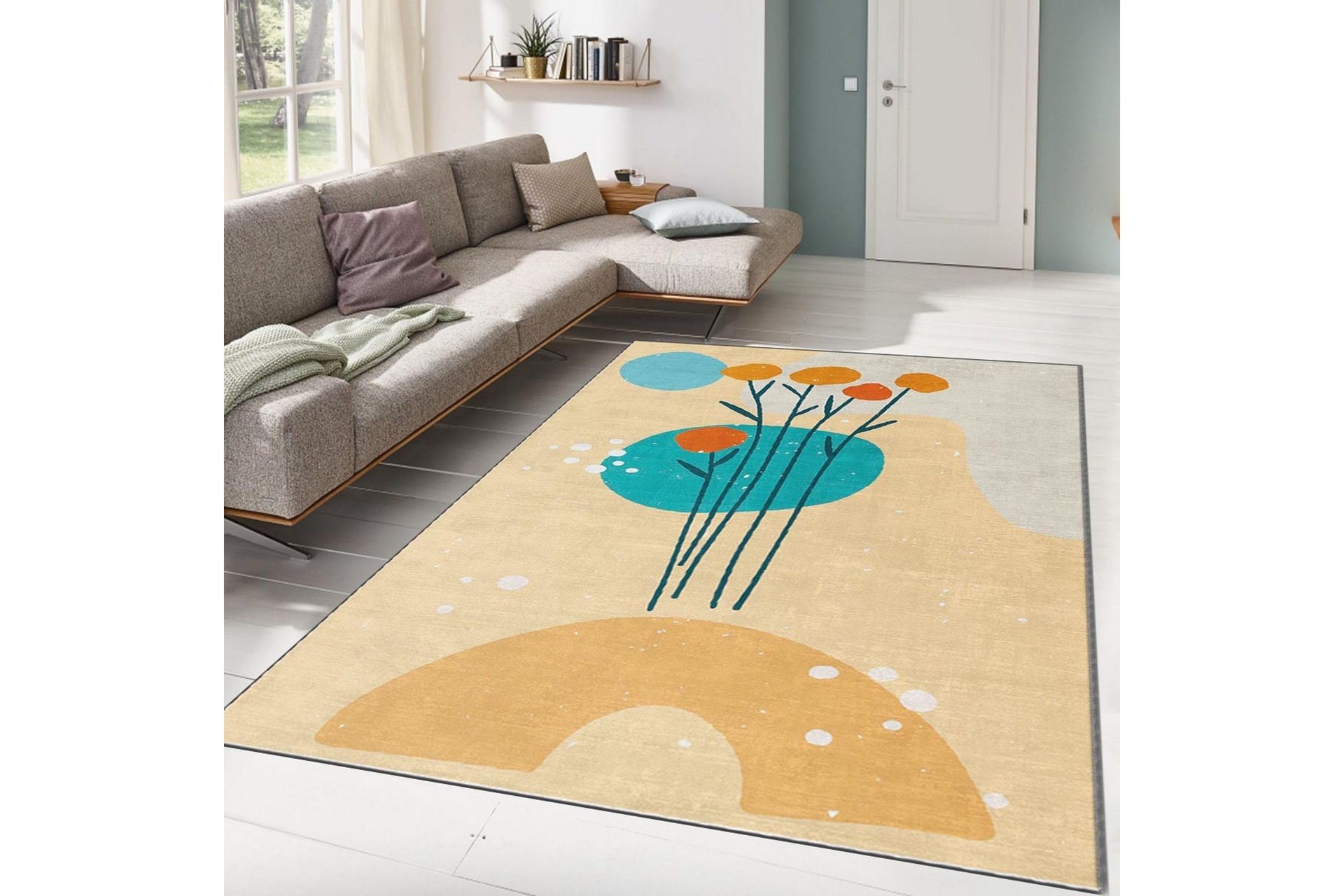 Noore Wiltonmatta 80x140 cm Rektangulär - Flerfärgad — Chilli