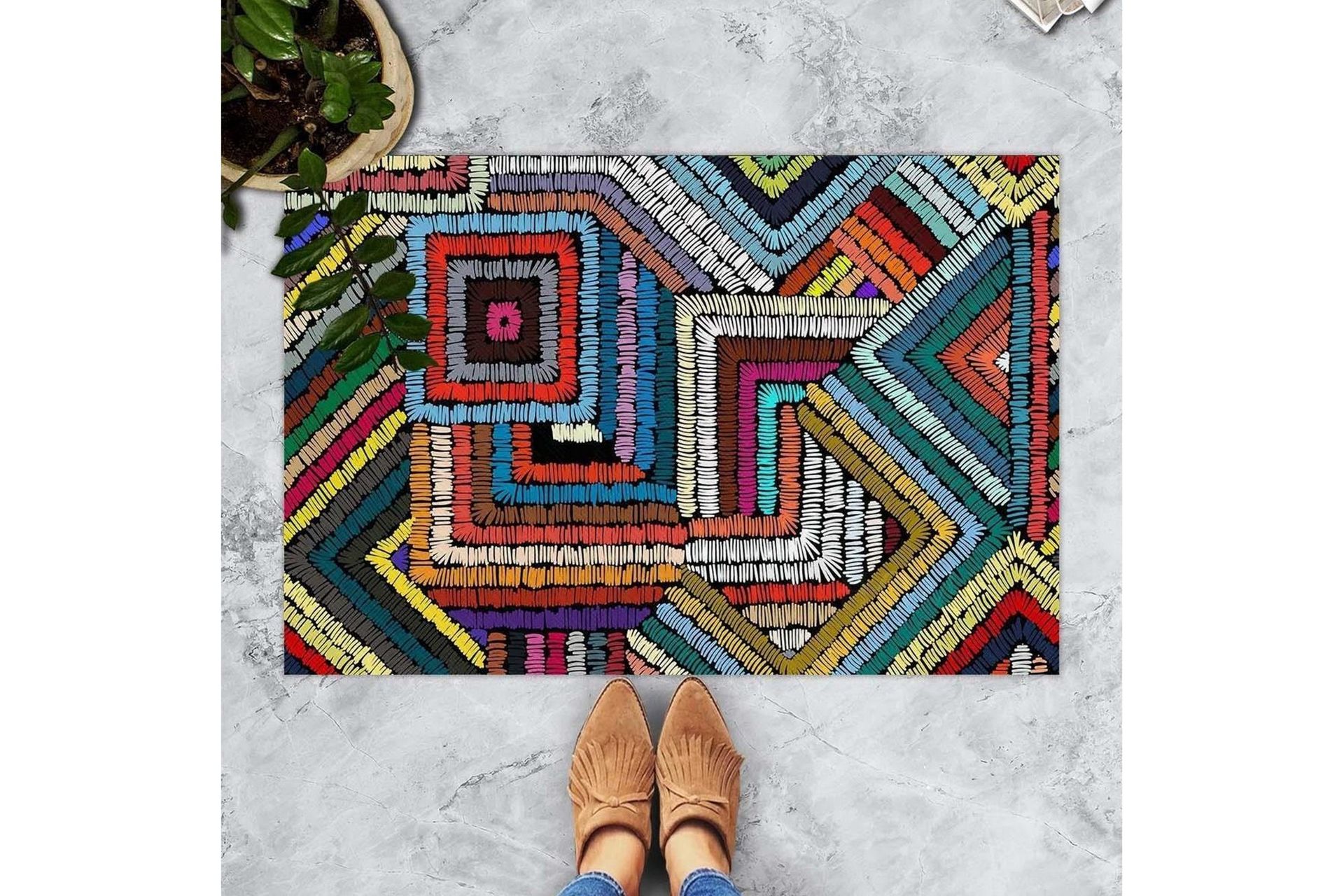 Chilai Dörrmatta 45x70 cm - PVC/Multifärgad (Art.nr 1185888) — Chilli