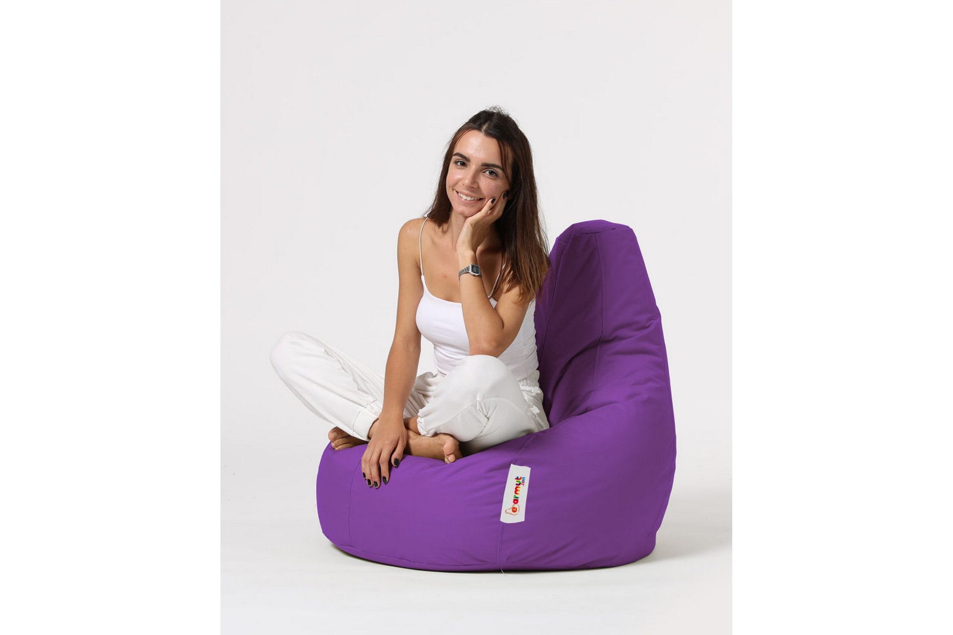 Sittsäckar utomhus Vinna Sittsäck Utomhus 80 cm Lila — Chilli